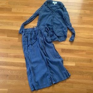 Cloth & stone linen lounge set